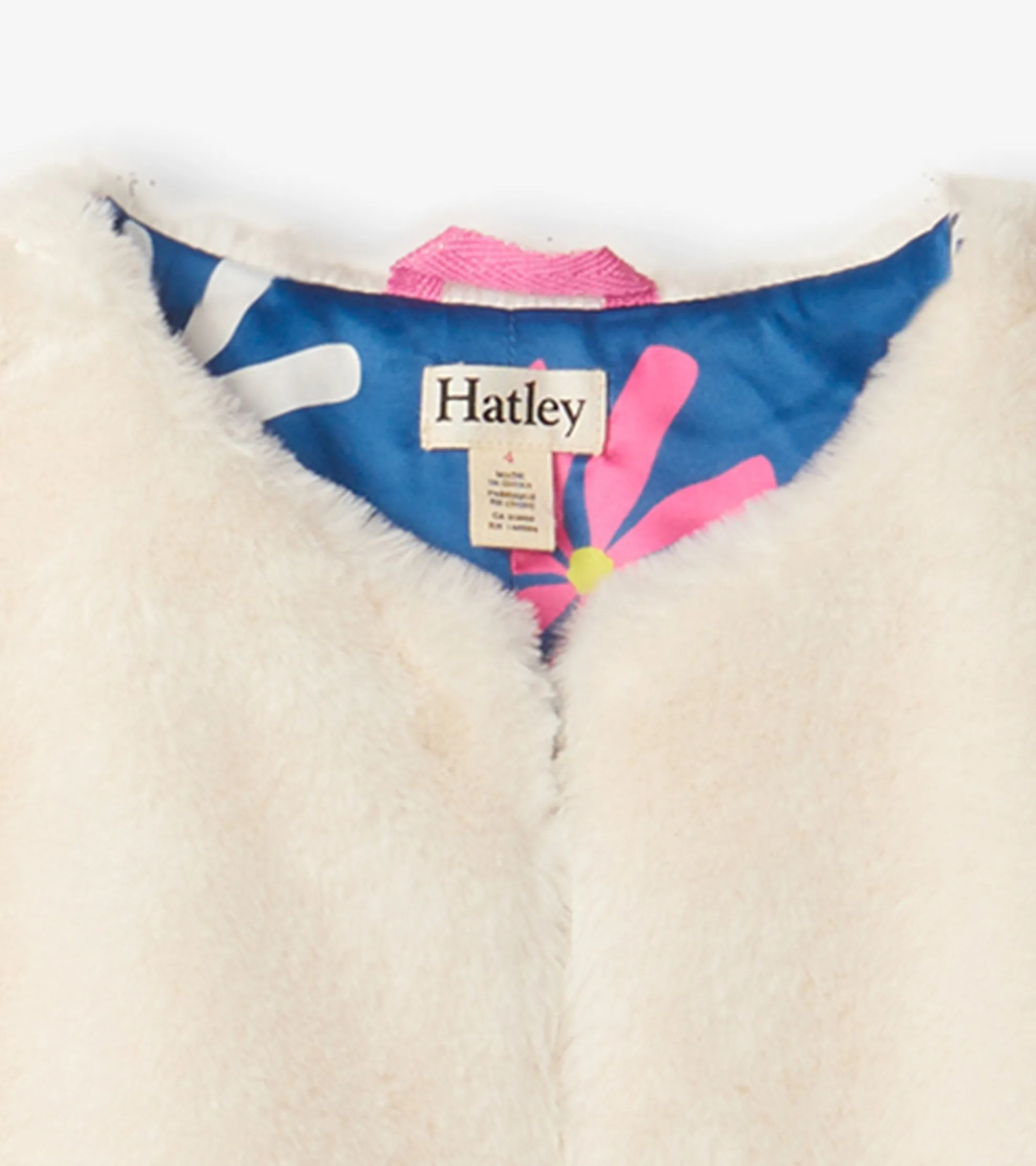 Sale Girls Sheer Pink Faux Fur Jacket Sweaters