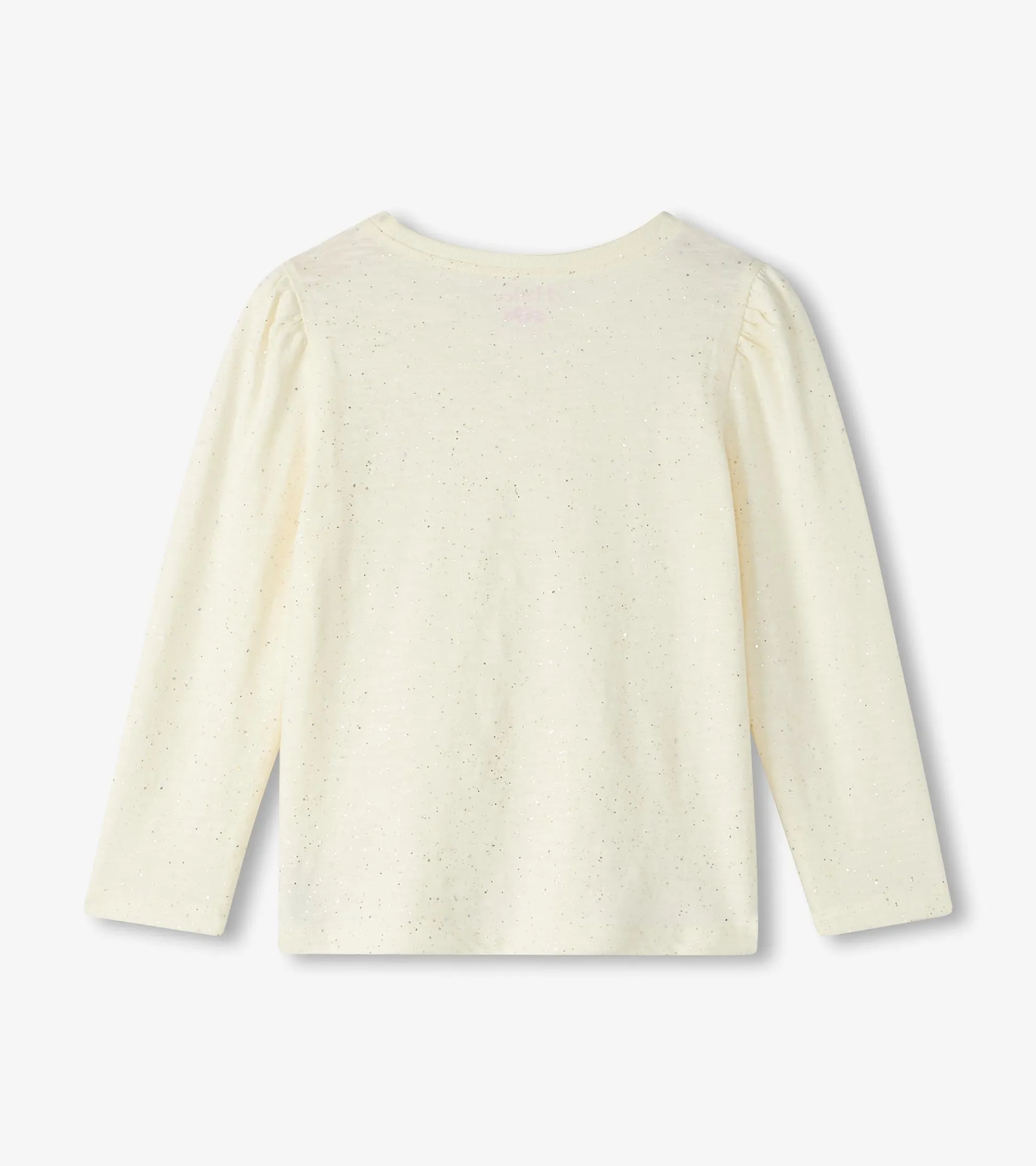 Best Girls Silver Hot Melt Long Sleeve Graphic Tee Tops