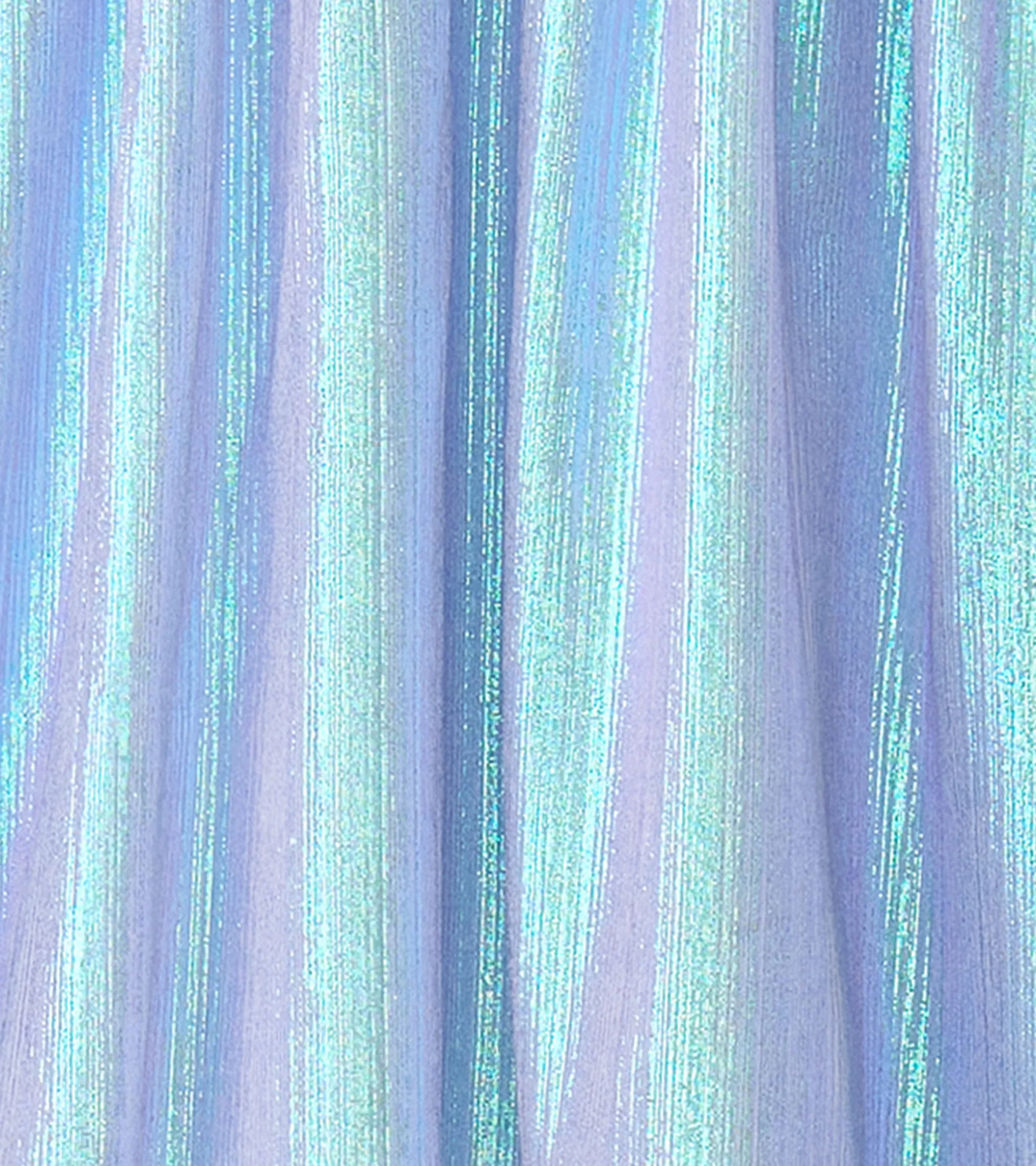 Sale Girls Silver Metallic Mid Length Skirt Bottoms