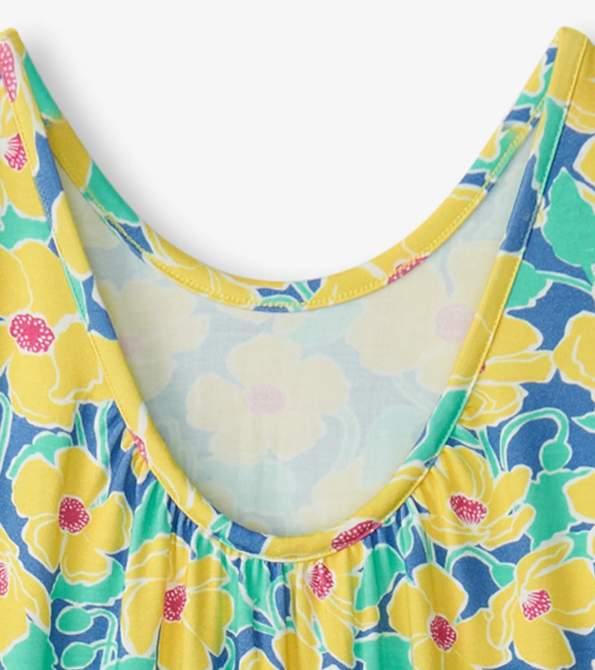 Discount Girls Sleepy Poppies Faux Romper Rompers