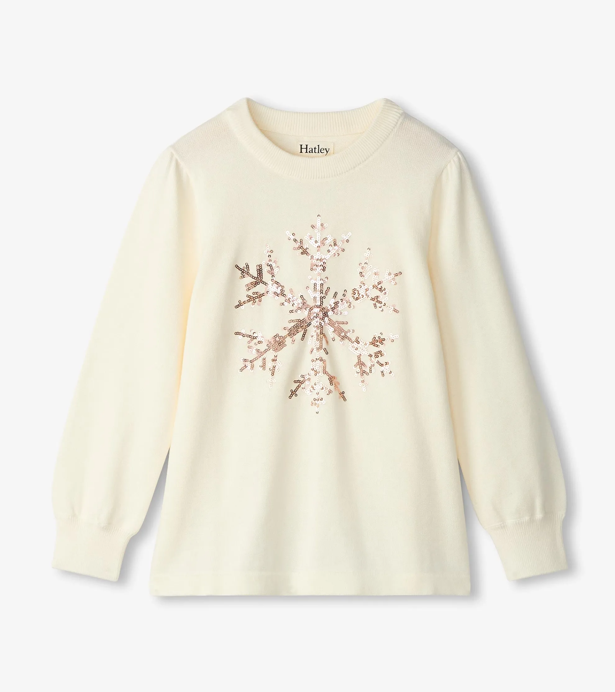 Girls Snowflake Pullover Sweater Sweaters
