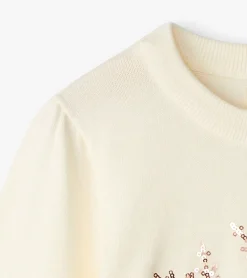 Girls Snowflake Pullover Sweater Sweaters