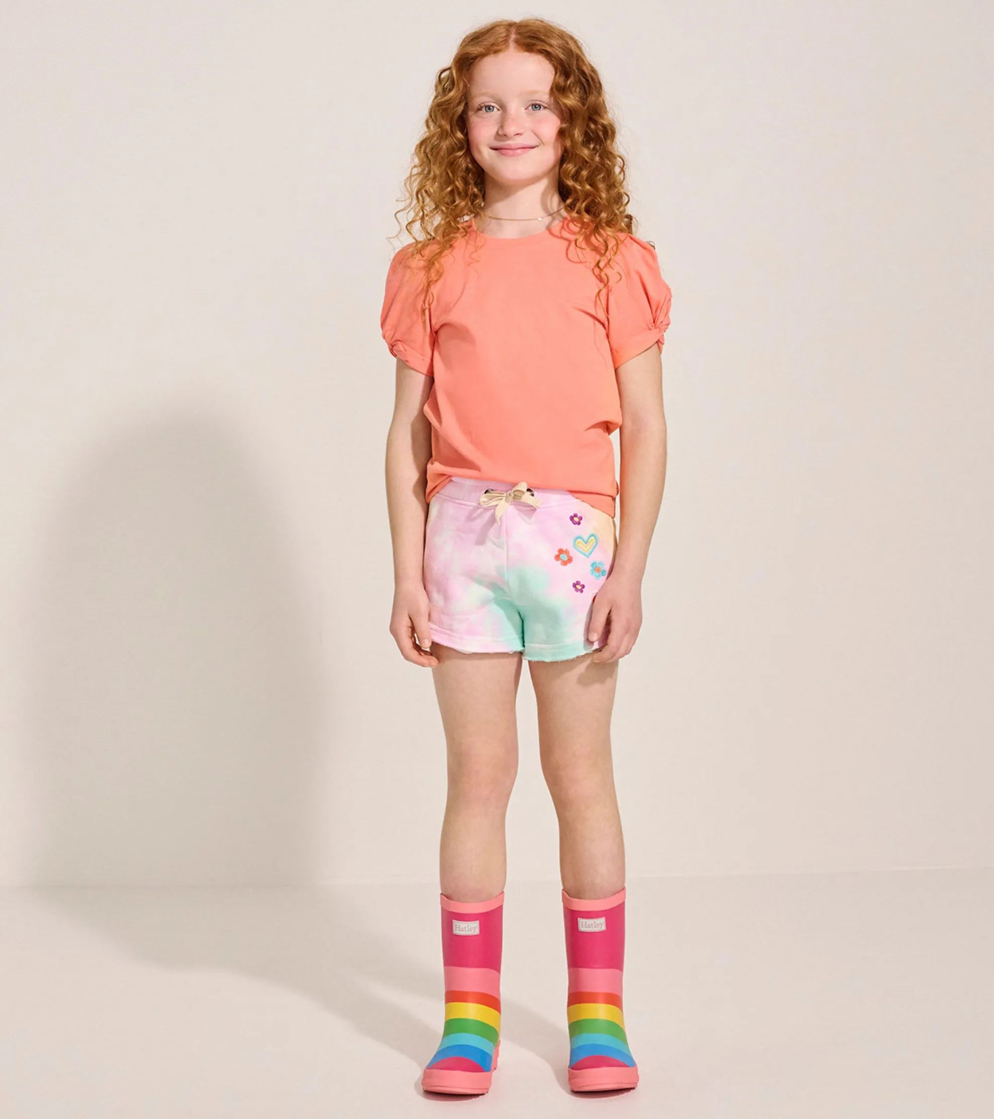 Sale Girls Summer Waves Pull On Shorts Bottoms