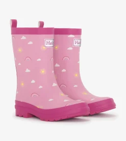 Discount Girls Sun Charms Matte Rain Boots Rainwear|Rainwear