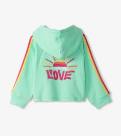Clearance Girls Sunny Days Raglan Hoodie Sweaters