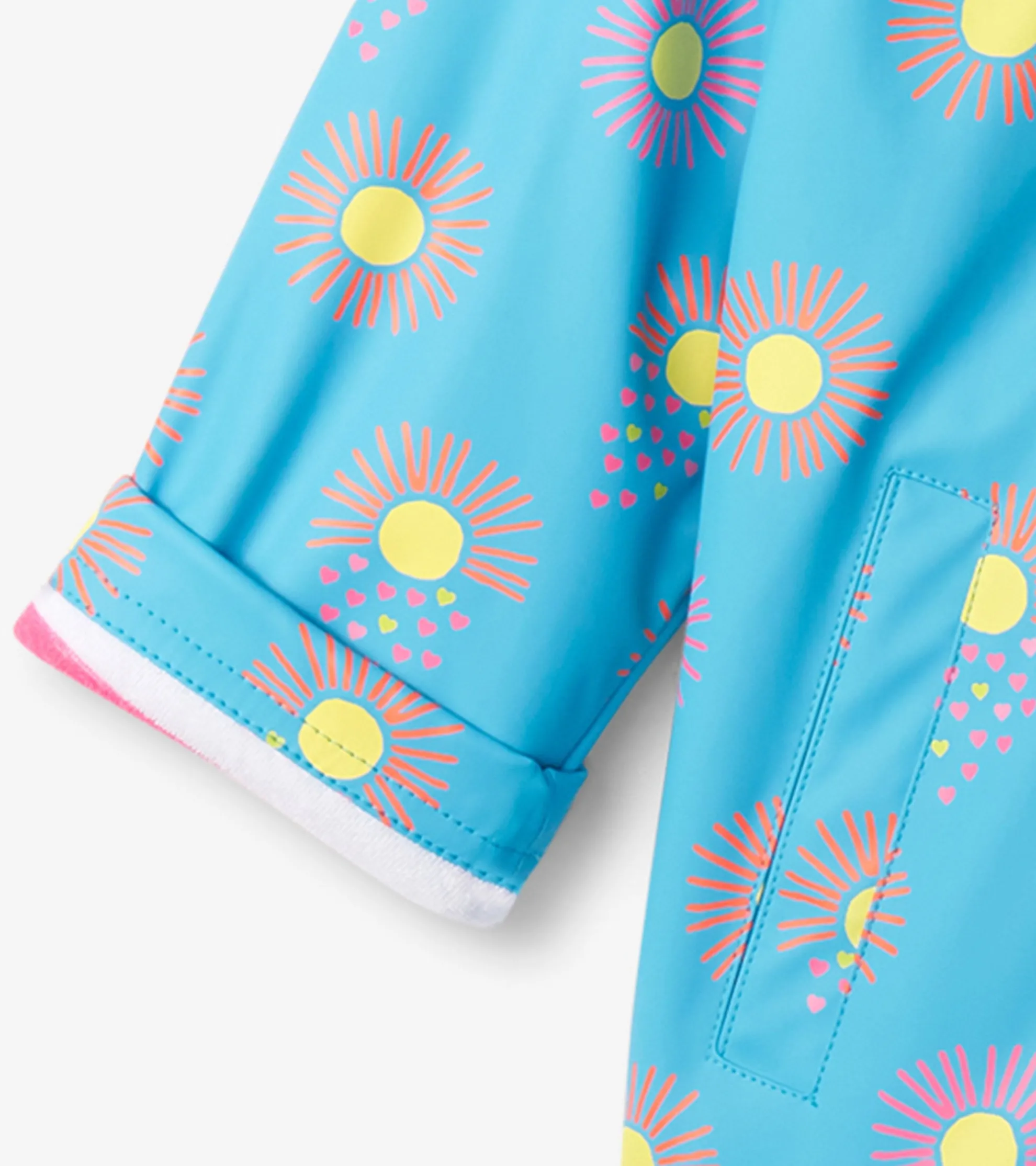 Best Girls Sunrays Zip-Up Rain Jacket Rainwear|Rainwear