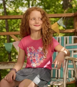 Online Girls Tencel Smocked Skirt Bottoms