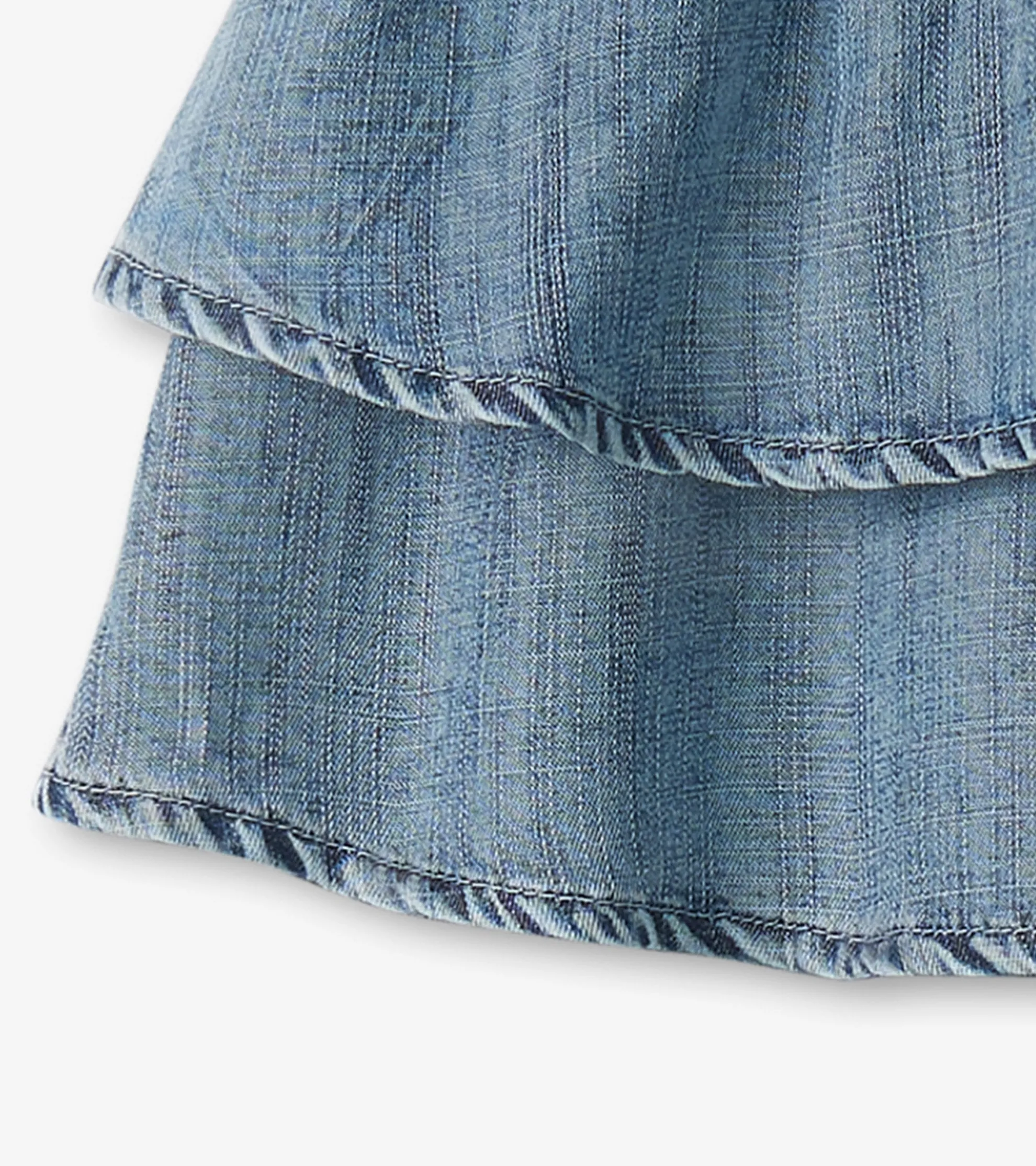 Online Girls Tencel Smocked Skirt Bottoms
