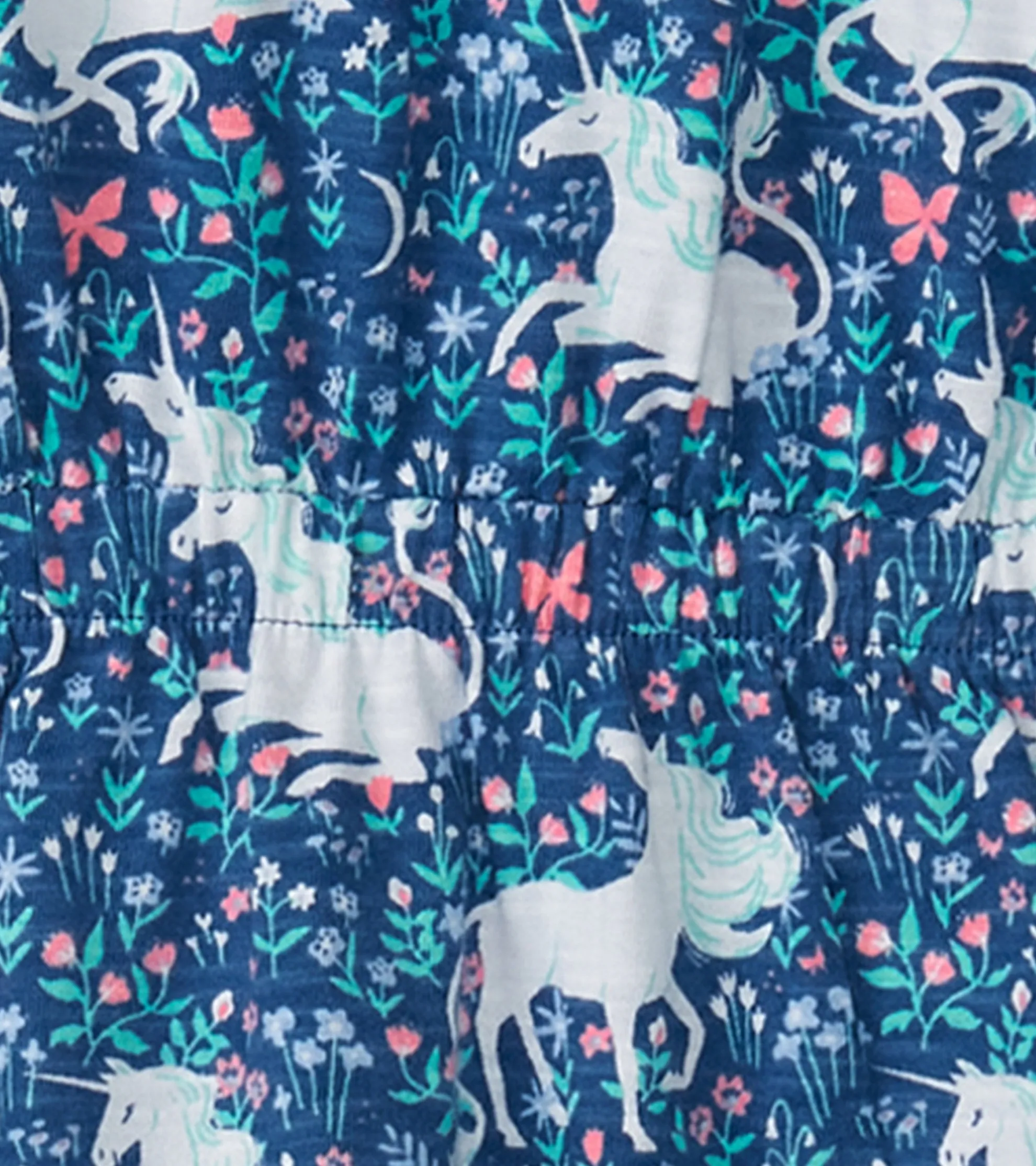 Discount Girls Unicorn Garden Relaxed Dress Dresses