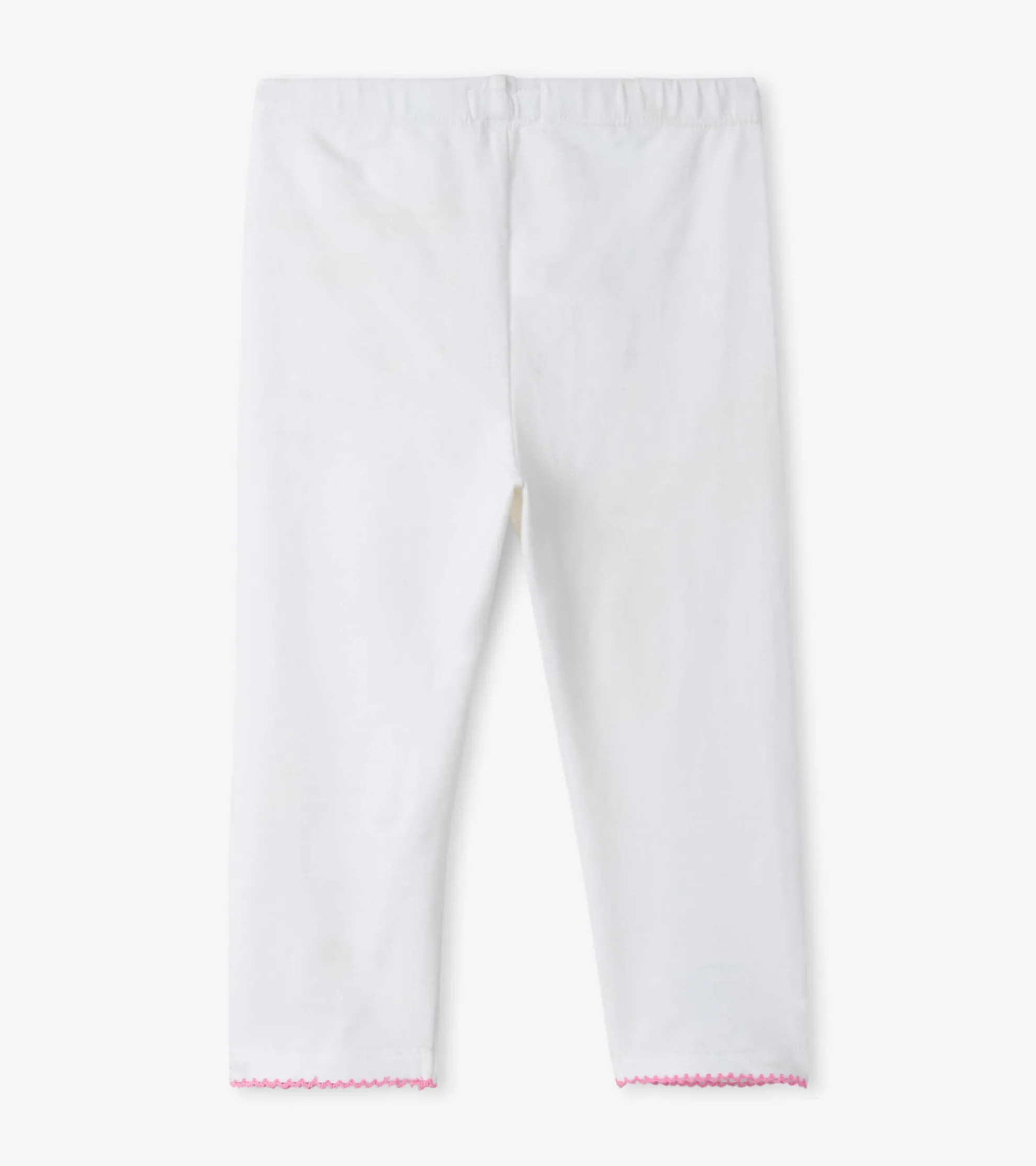 Best Girls White Summer Capri Leggings Bottoms