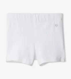 Online Girls White Summer Shorts Bottoms