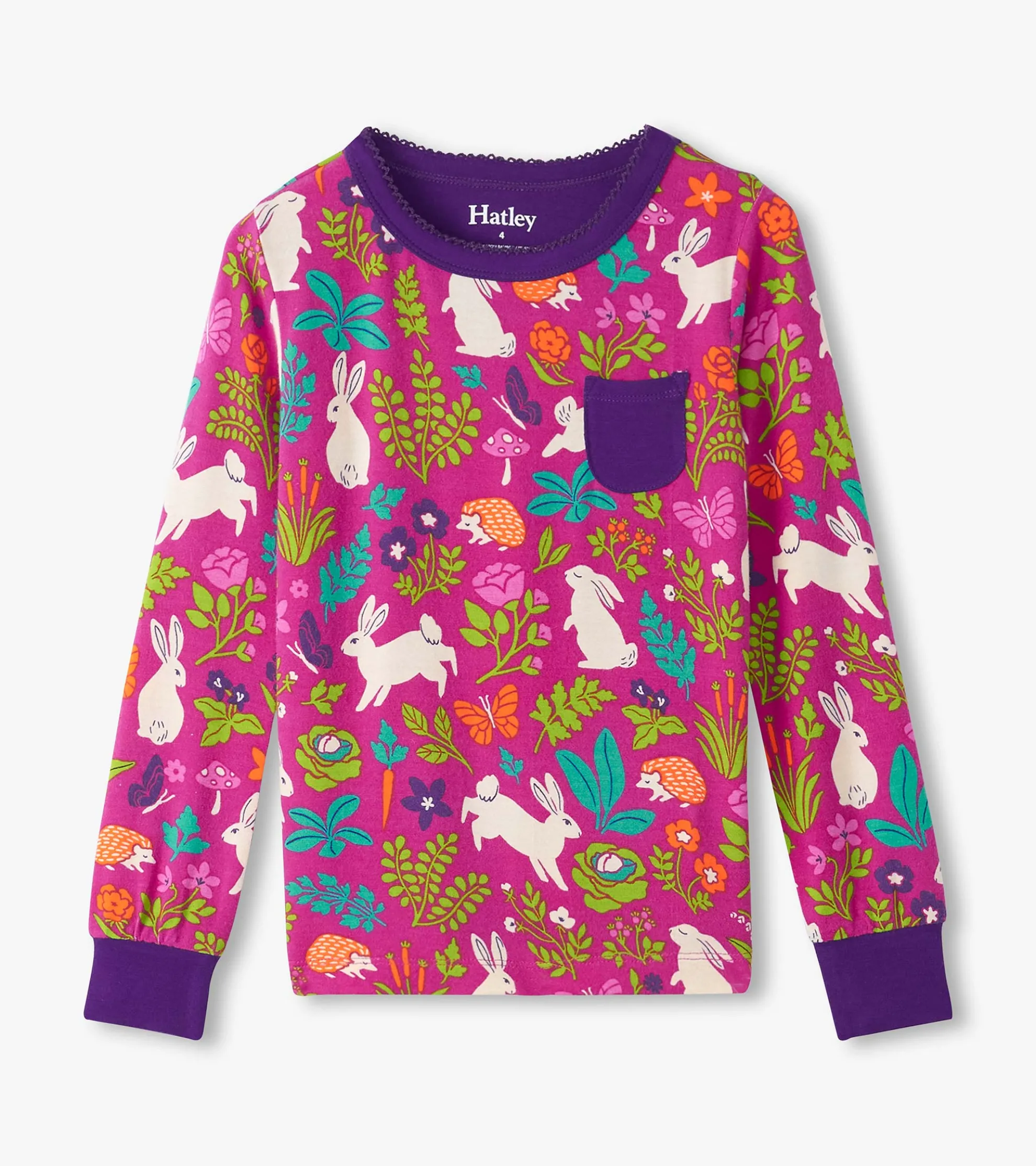 Online Girls Wild Bunnies Bamboo Pajama Set Sleepwear|Sleepwear