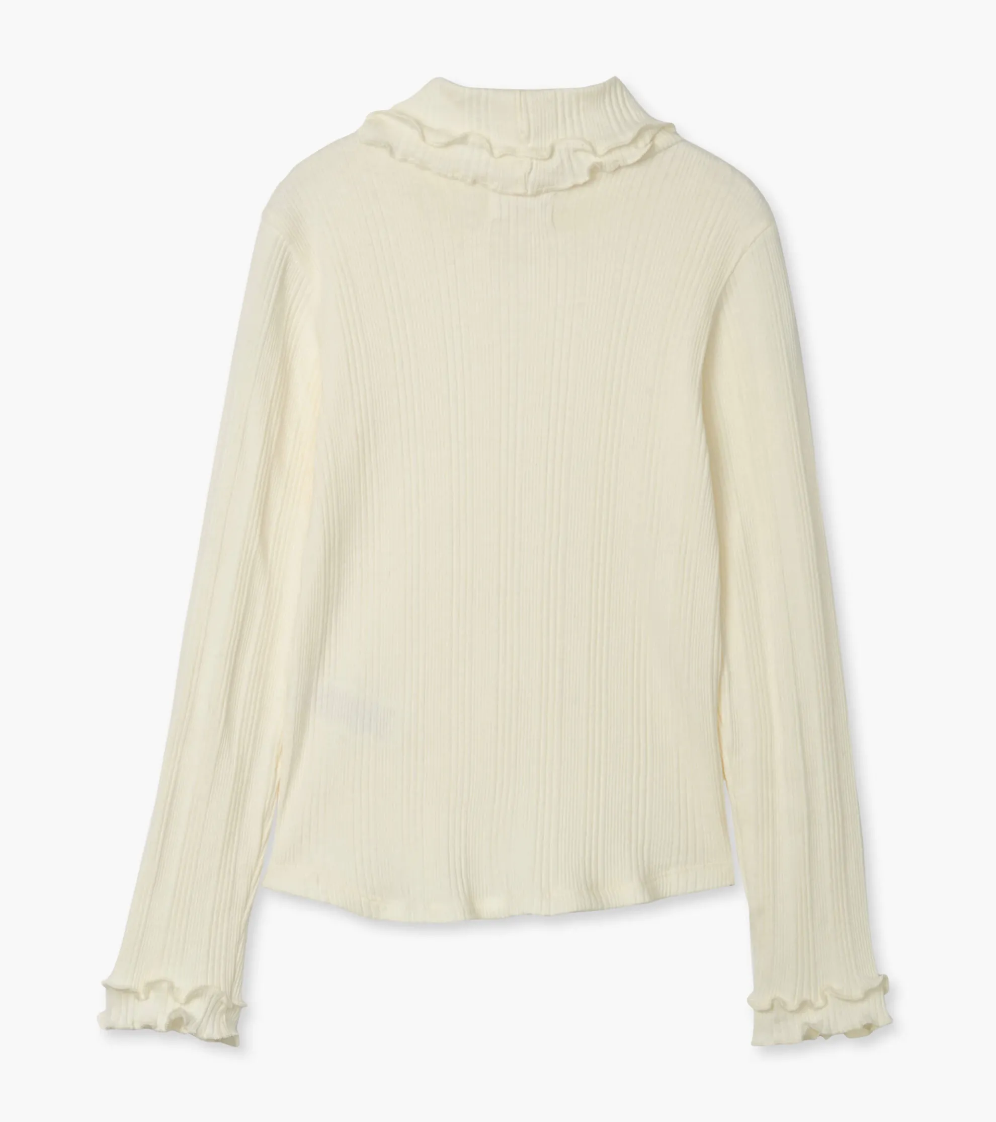 Discount Girls Winter Cream Turtleneck Tops