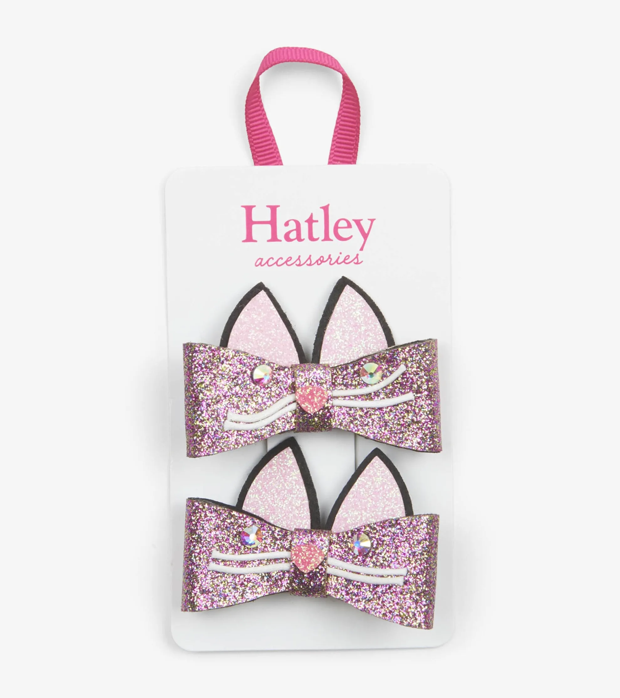 Outlet Glitter Kitties Hair Clips Accessories