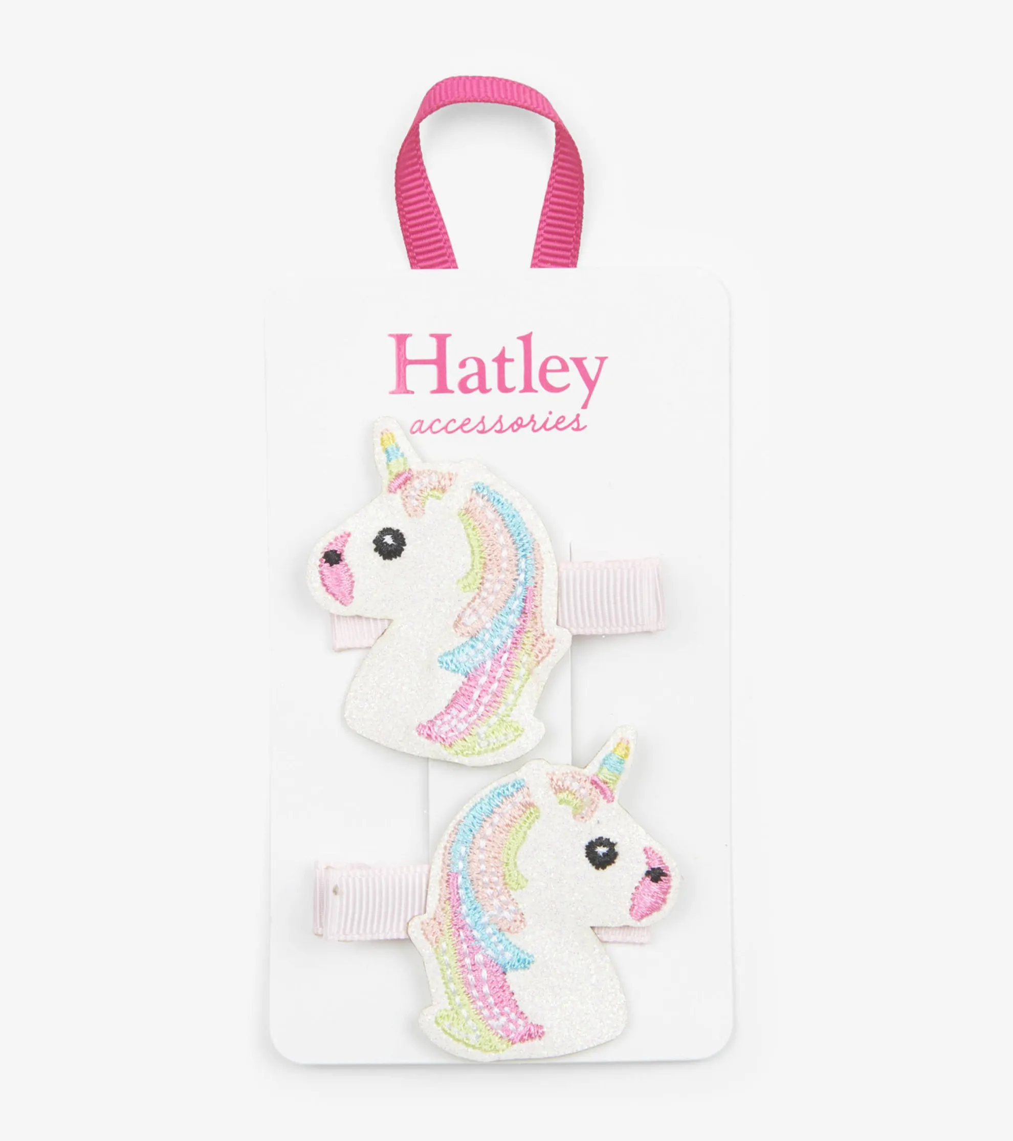 Glitzy Unicorns Glitter Hair Clips Accessories