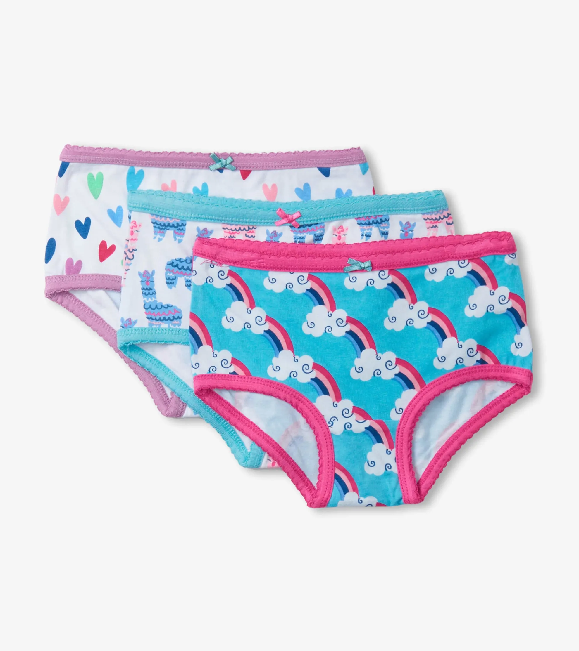 Clearance Happy Prints Girls Hipster Underwear 3 Pack Underwear|Accessories
