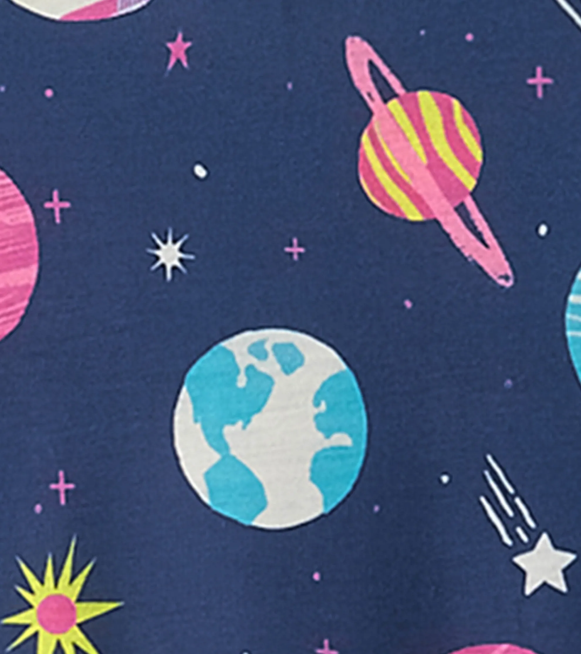 Interstellar Long Sleeve Girls Nightgown Sleepwear|Sleepwear