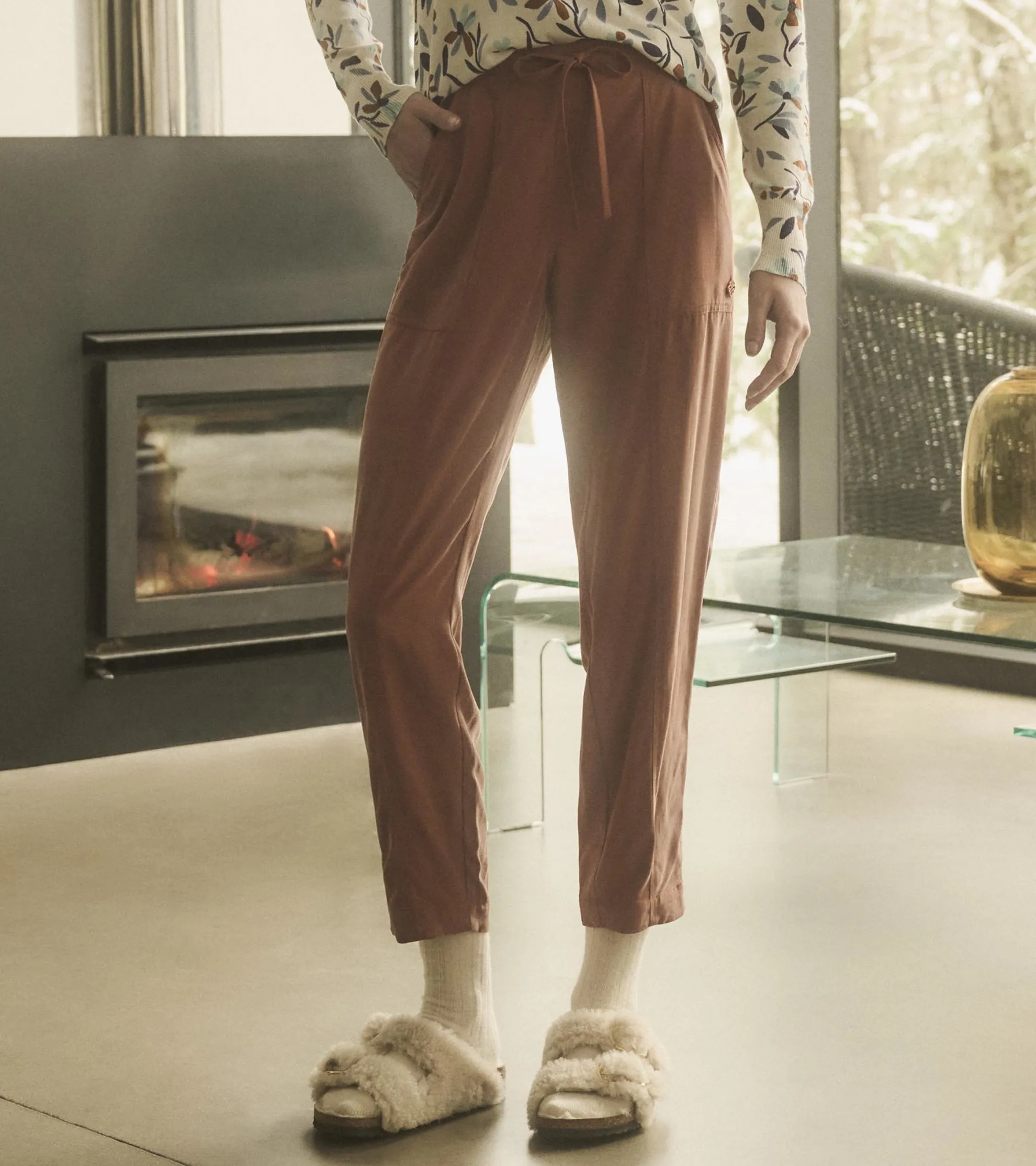 New Jaime Ankle Pants - Brown Women Bottoms