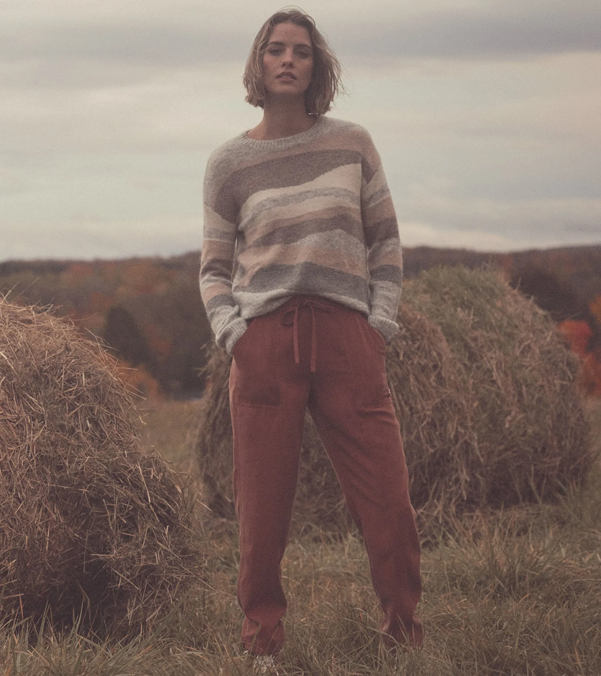 New Jaime Ankle Pants - Brown Women Bottoms
