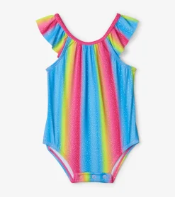 Sale Jelly Bean Rainbow Baby Ruffle Swimsuit Swimwear|Swimwear