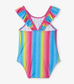 Sale Jelly Bean Rainbow Baby Ruffle Swimsuit Swimwear|Swimwear