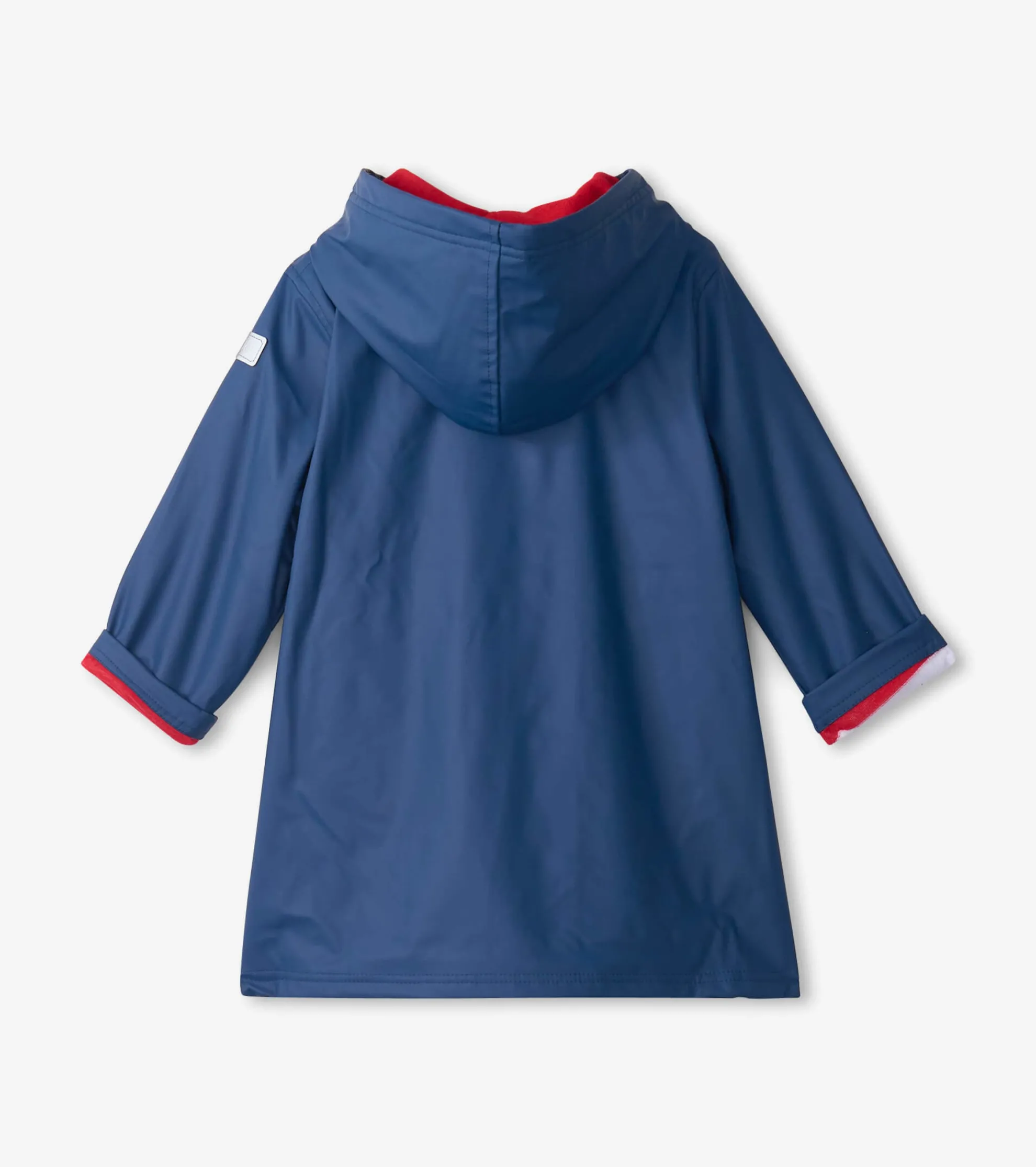 New Kids Navy & Red Button-Up Rain Jacket BOY Rainwear|Rainwear