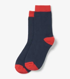 Best Kids Navy & Red Crew Socks BOY Footwear|Socks