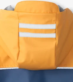 New Kids Yellow & Navy Zip-Up Rain Jacket BOY Rainwear|Rainwear
