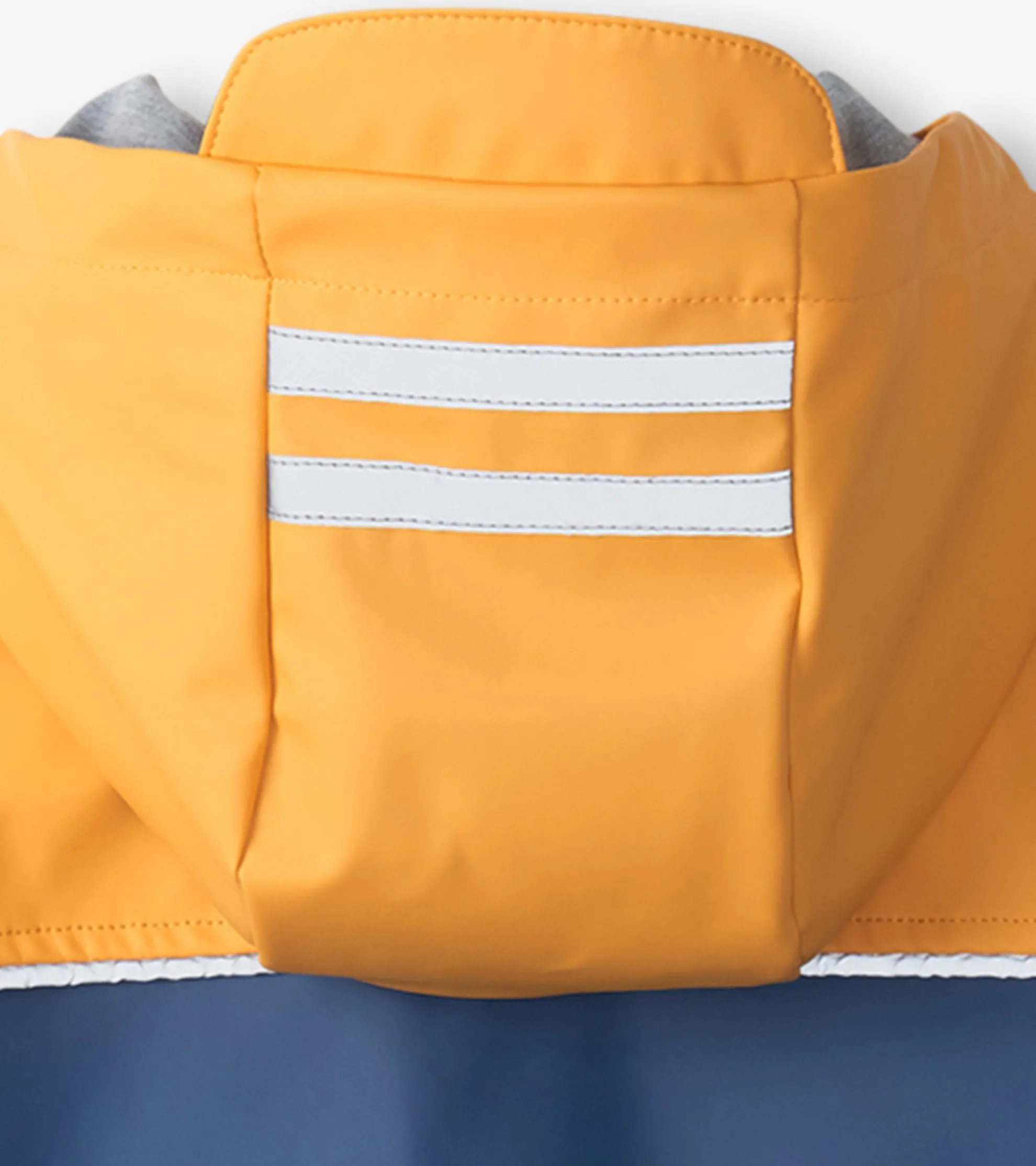 New Kids Yellow & Navy Zip-Up Rain Jacket BOY Rainwear|Rainwear