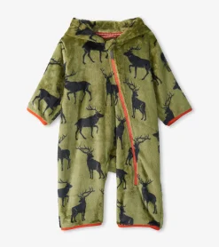 Sale Magestic Elk Baby Fleece Suit Sweaters|Outerwear