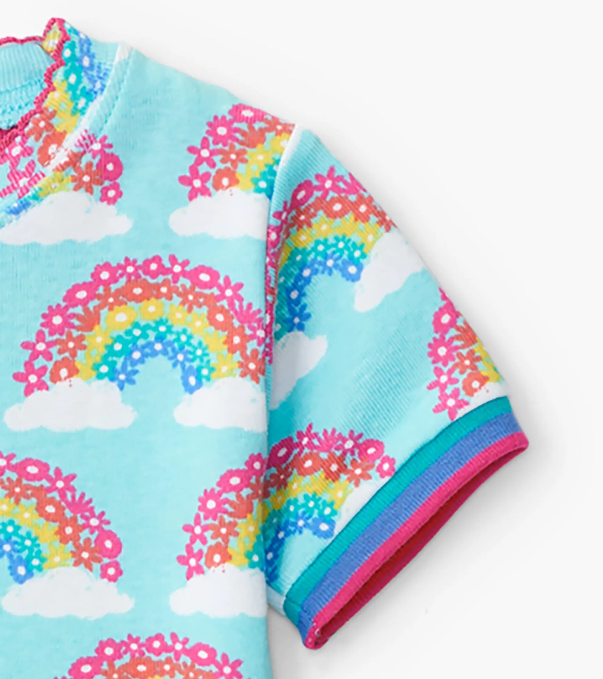 Magical Rainbows Organic Cotton Short Pajama Set Sleepwear|Sleepwear