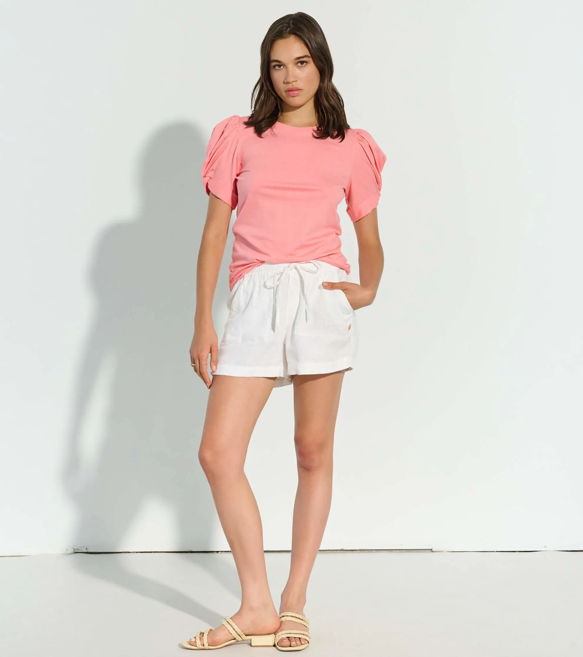 Sale Maya Tee - Salmon Rose Women Tops