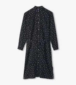 Best Midi Shirt Dress - Classic Spots Women Dresses