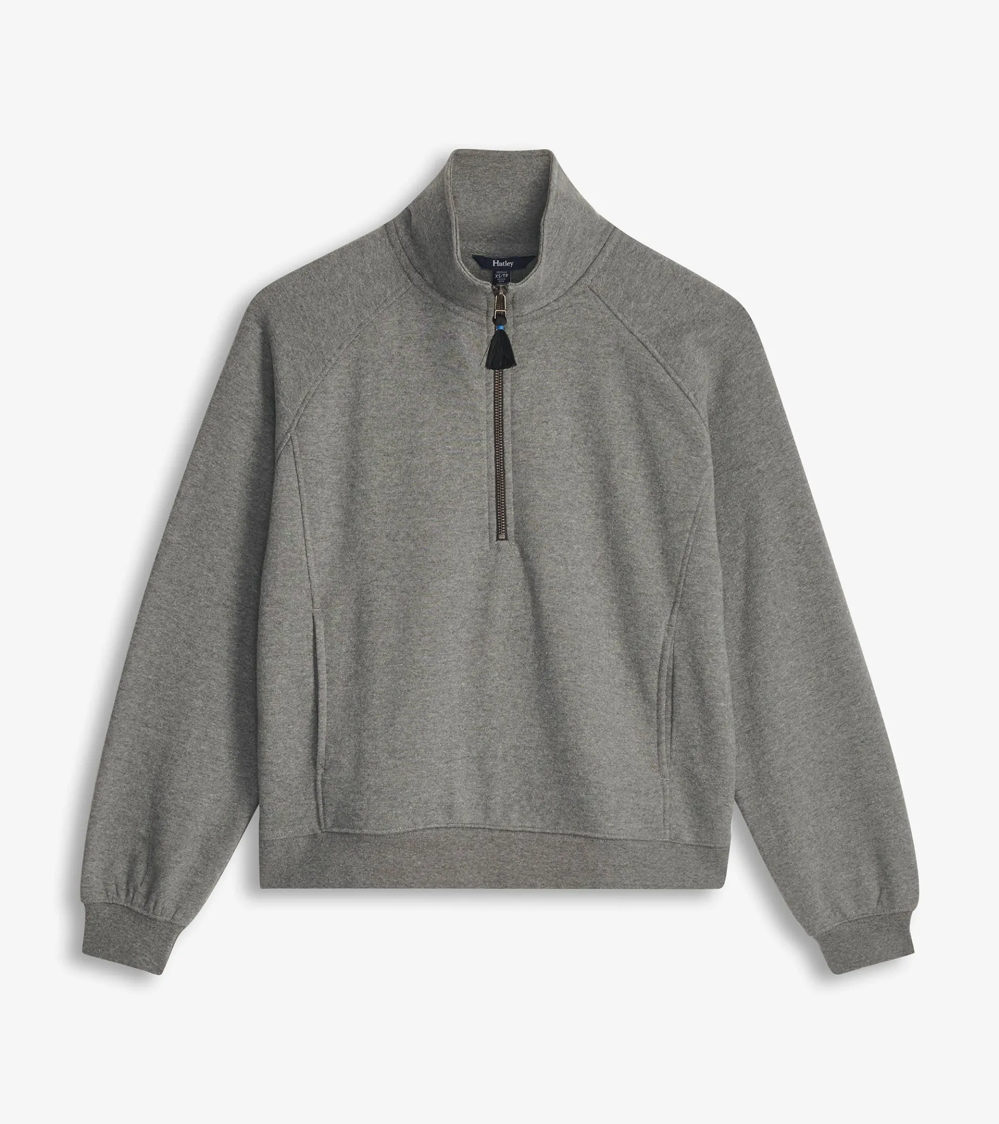 Best Mock Neck Pullover - Charcoal Heather Women Sweaters