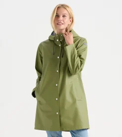 Best Newport Rain Jacket - Loden Green Women Women|Outerwear