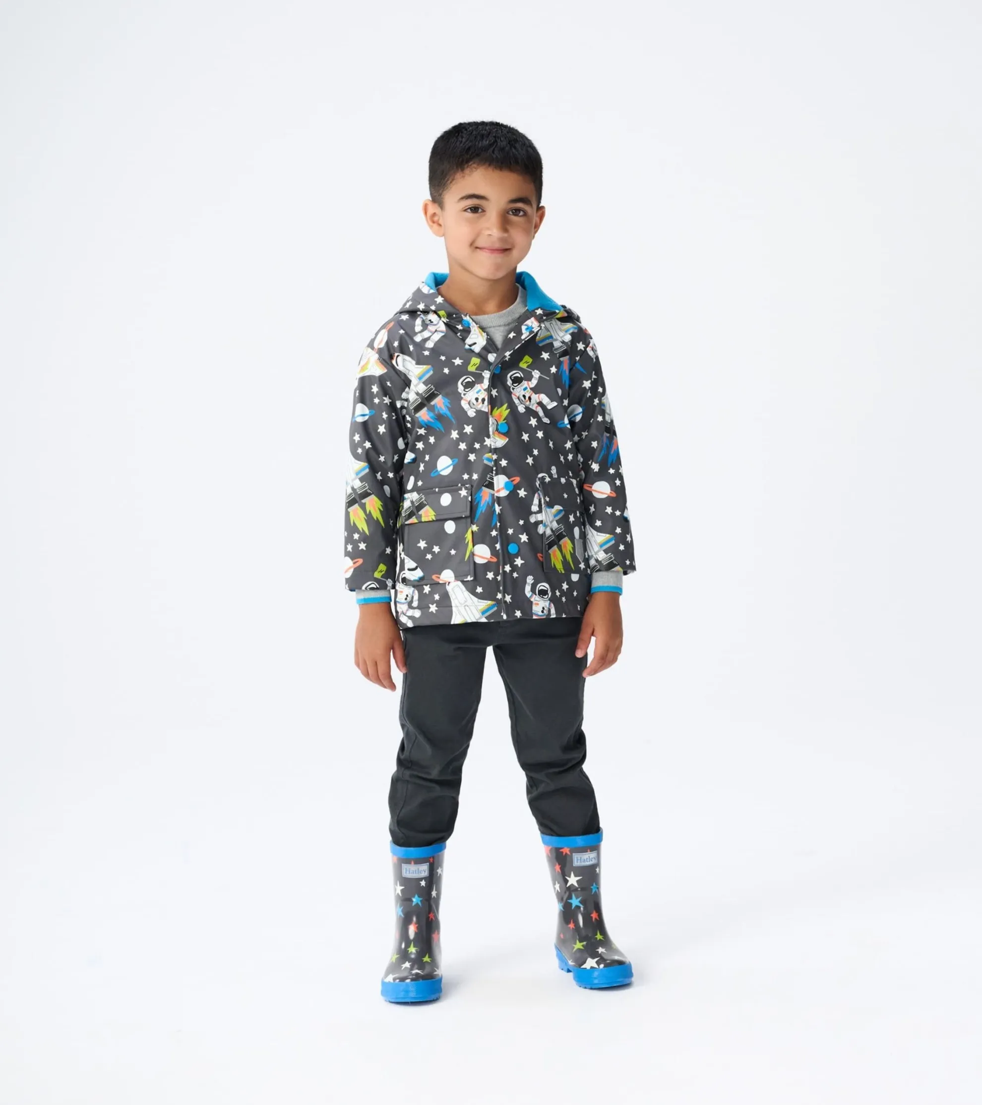 Ombre Stars Shiny Kids Rain Boots BOY Rainwear|Rainwear