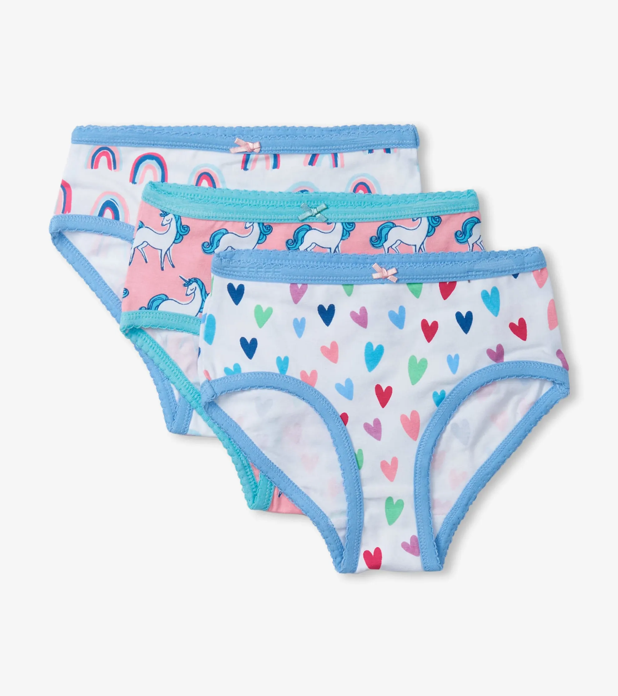 Sale Pretty Patterns Girls Brief Underwear 3 Pack Underwear|Accessories