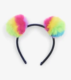 Discount Prismatic Pom Poms Headband Accessories