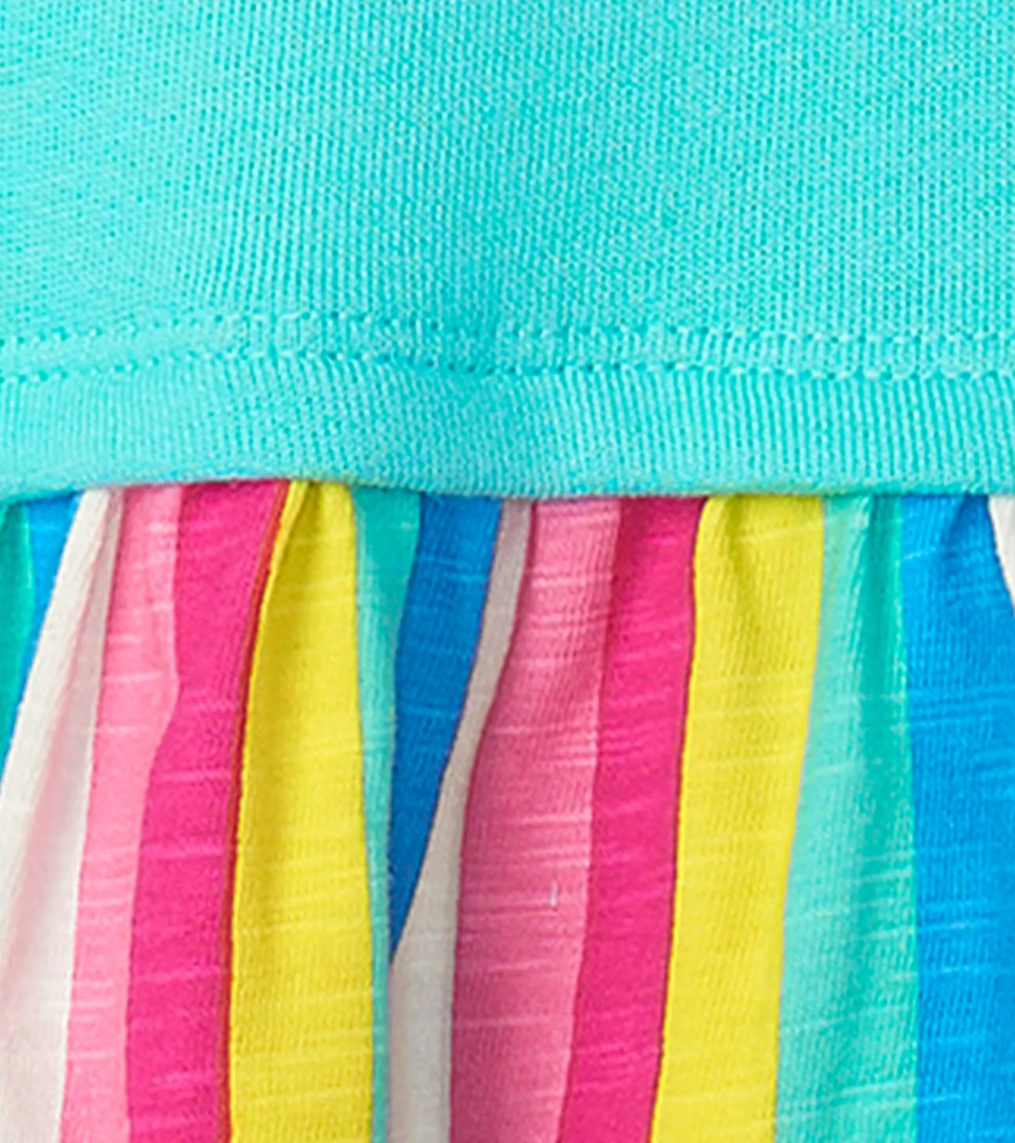 Clearance Radiant Rainbow Layered Knit Dress Dresses