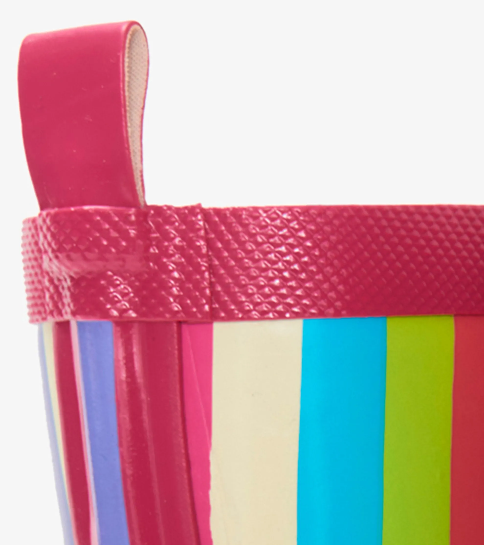 Discount Rainbow Stripes Shiny Kids Rain Boots Rainwear|Rainwear