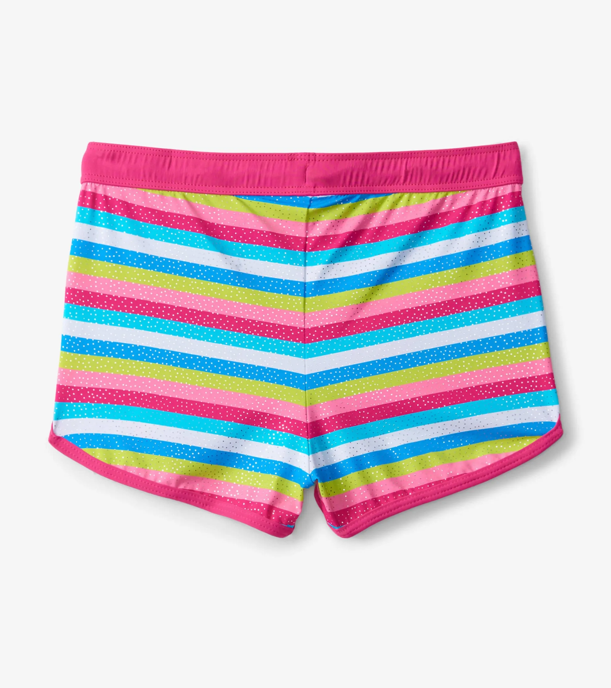Hot Rainbow Stripes Swim Shorts Swimwear|Swimwear