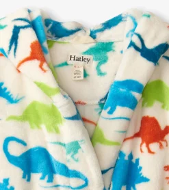 Outlet Real Dinosaurs Kids Fleece Robe BOY Sleepwear|Sleepwear