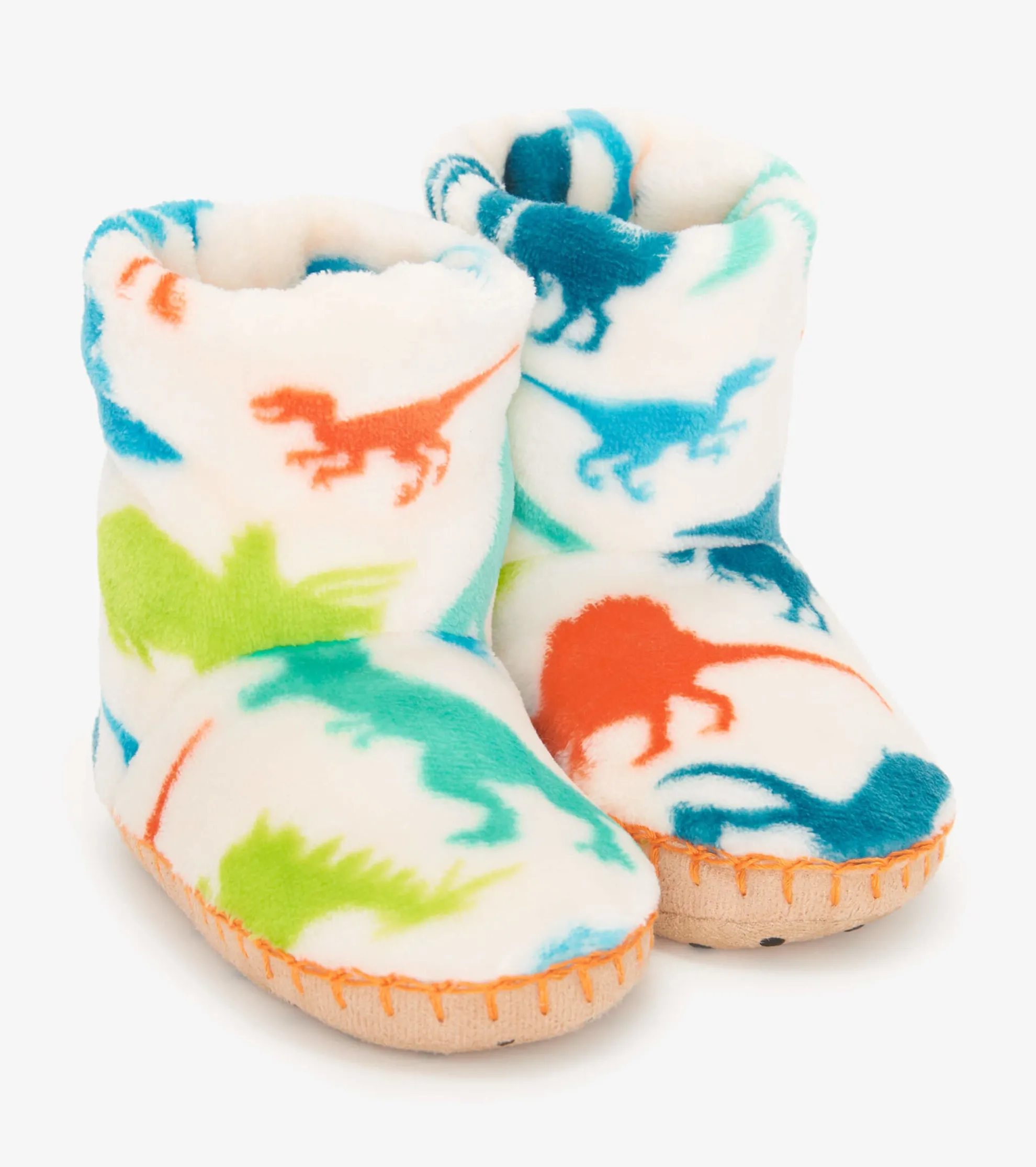 Real Dinosaurs Kids Fleece Slippers BOY Footwear|Accessories