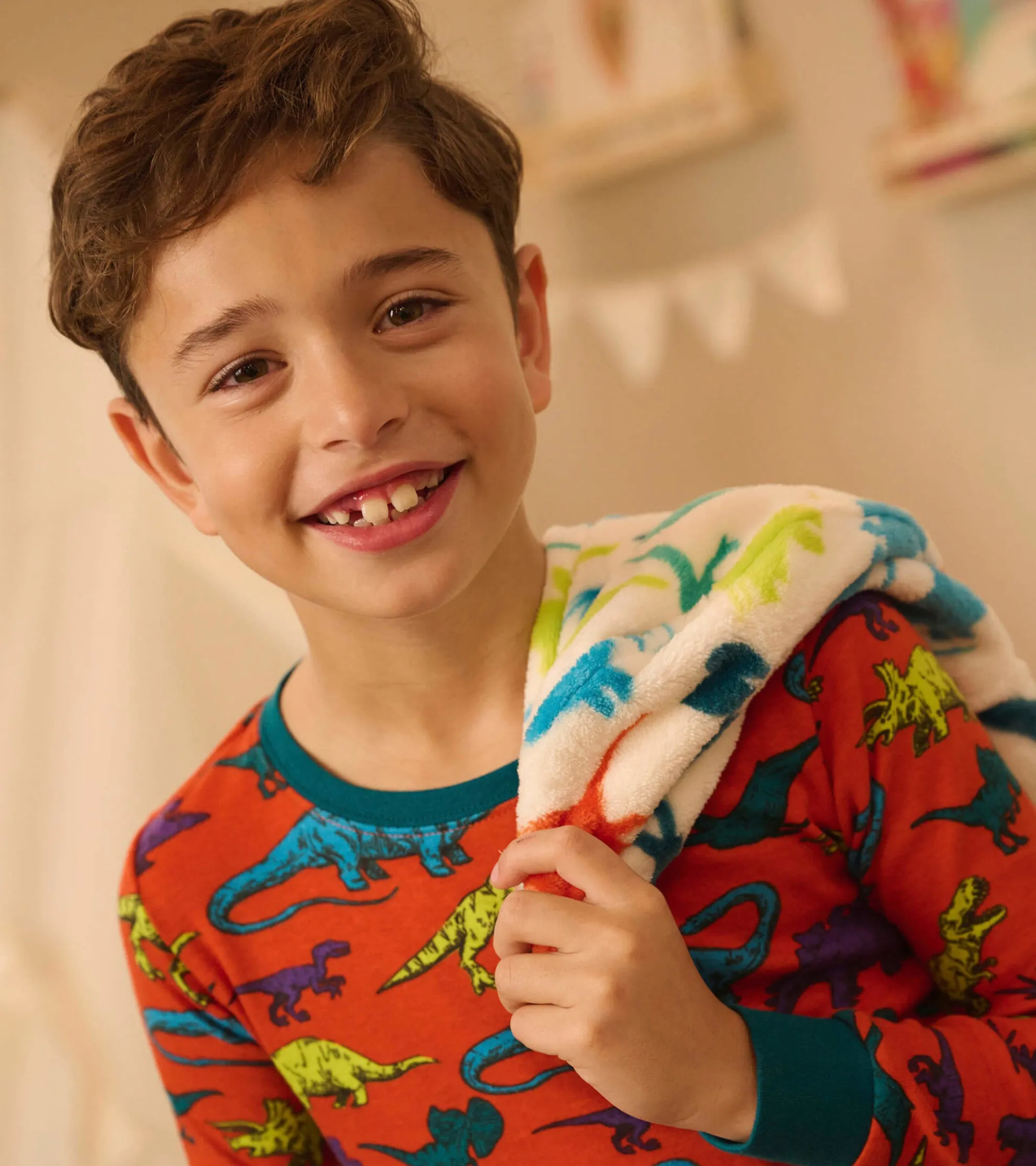Discount Real Dinosaurs Kids Organic Cotton Pajama Set BOY Sleepwear|Sleepwear