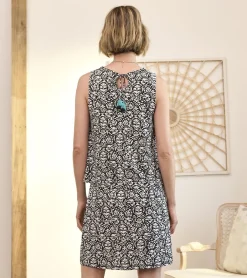 Online Roberta Dress - Floral Shibori Women Dresses