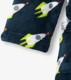 Sale Rocket Man Kids Fleece Robe BOY Sleepwear|Sleepwear