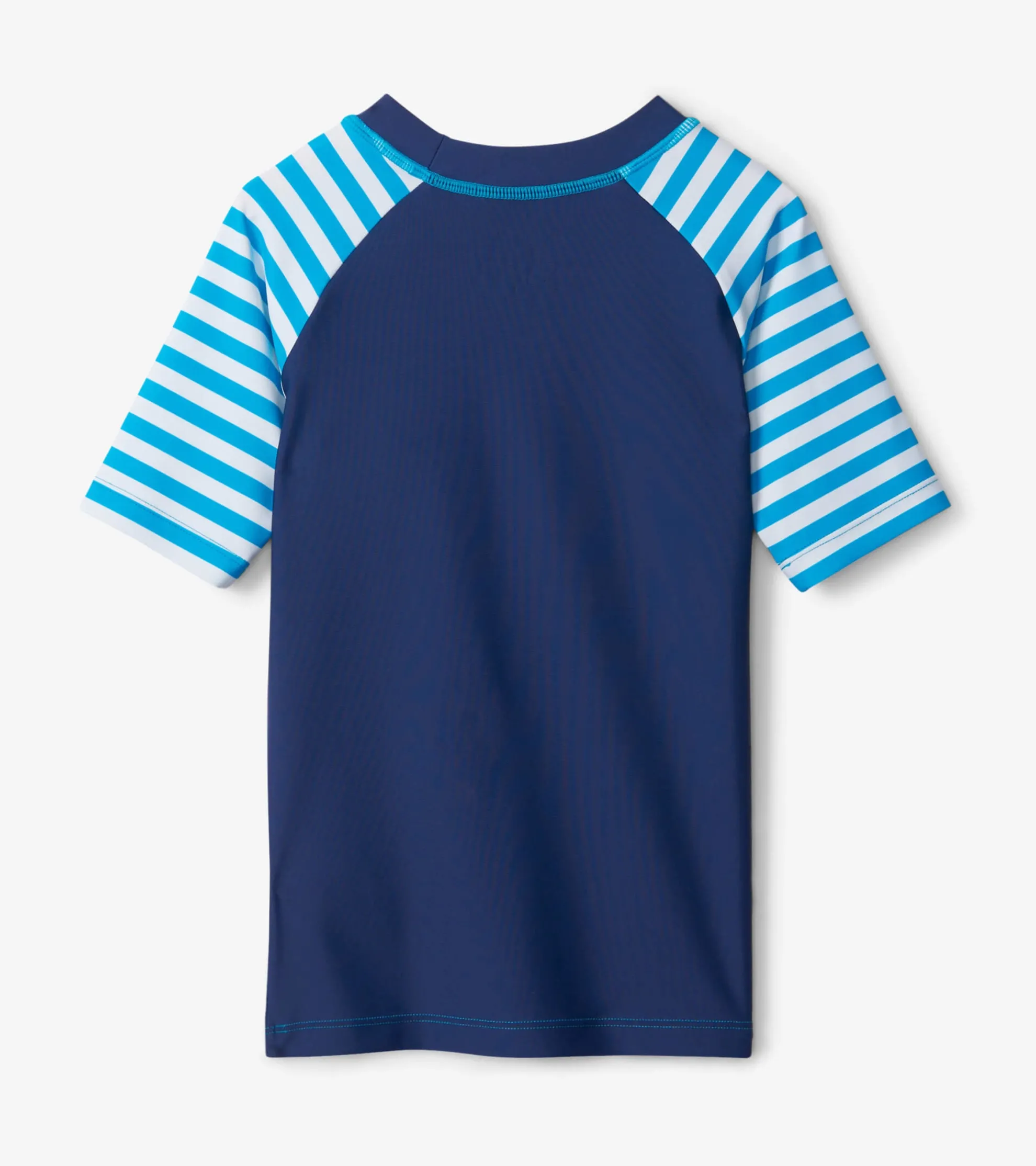 Clearance Shark Stripes Short Sleeve Rashguard BOY Swimwear|Swimwear