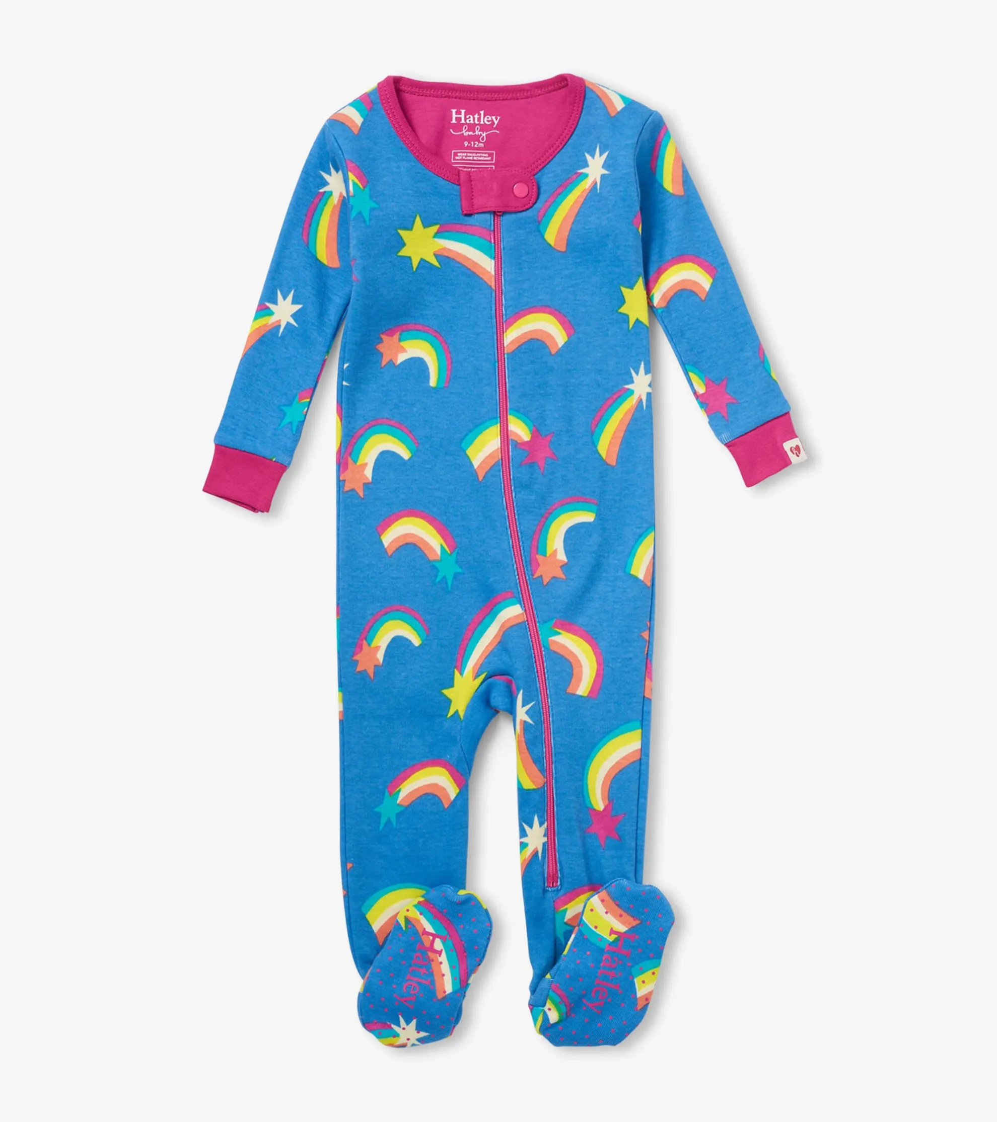 Discount Shooting Stars Baby Footed Sleeper Sleepwear|Sleepwear