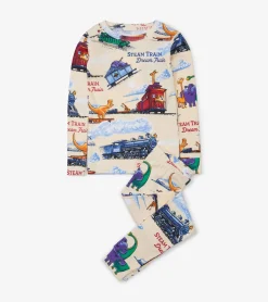 Best Steam Train, Dream Train Pajama Set BOY Sleepwear|Sleepwear