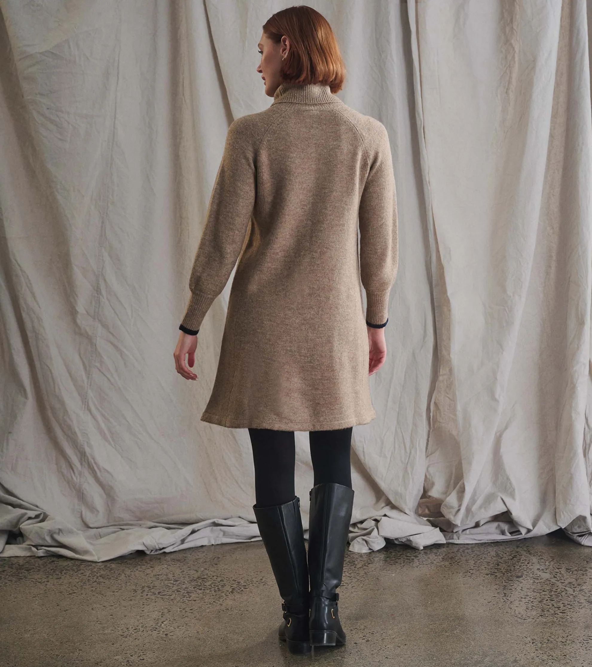 New Swing Sweater Dress - Oatmeal Heather Women Dresses